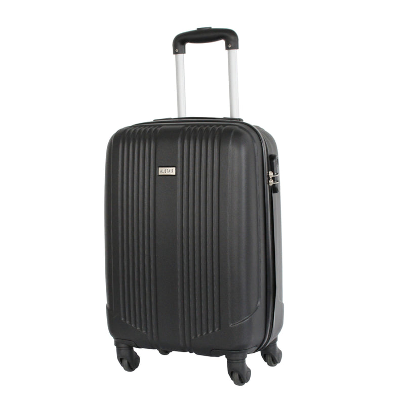 Valise cabine Alistair - Collection Airo Lite - 4 roues - ABS ultra résistant - Noir