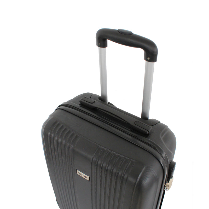 Valise cabine Alistair - Collection Airo Lite - 4 roues - ABS ultra résistant - Noir