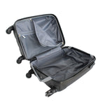Valise cabine Alistair - Collection Airo Lite - 4 roues - ABS ultra résistant - Noir