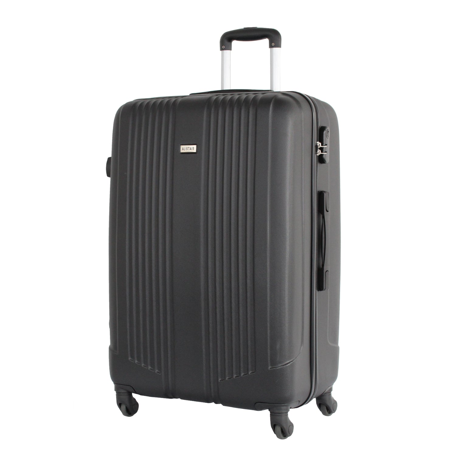 Valise grande taille Alistair - Collection Airo Lite- 4 roues - ABS ultra résistant - Noir