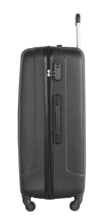 Valise grande taille Alistair - Collection Airo Lite- 4 roues - ABS ultra résistant - Noir