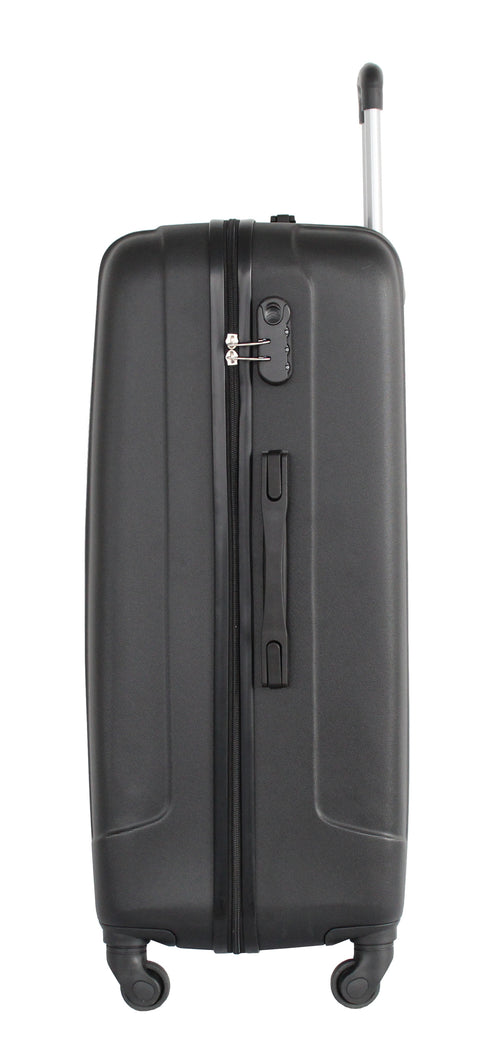 Valise grande taille Alistair - Collection Airo Lite- 4 roues - ABS ultra résistant - Noir