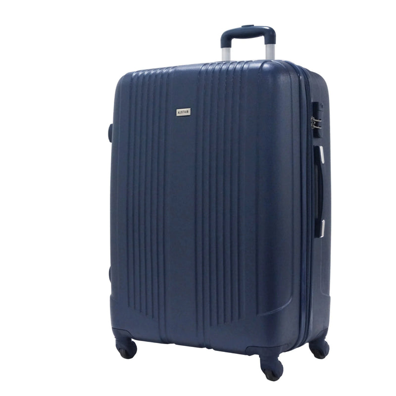 Valise grande taille Alistair - Collection Airo - 4 roues - ABS ultra résistant - Bleu