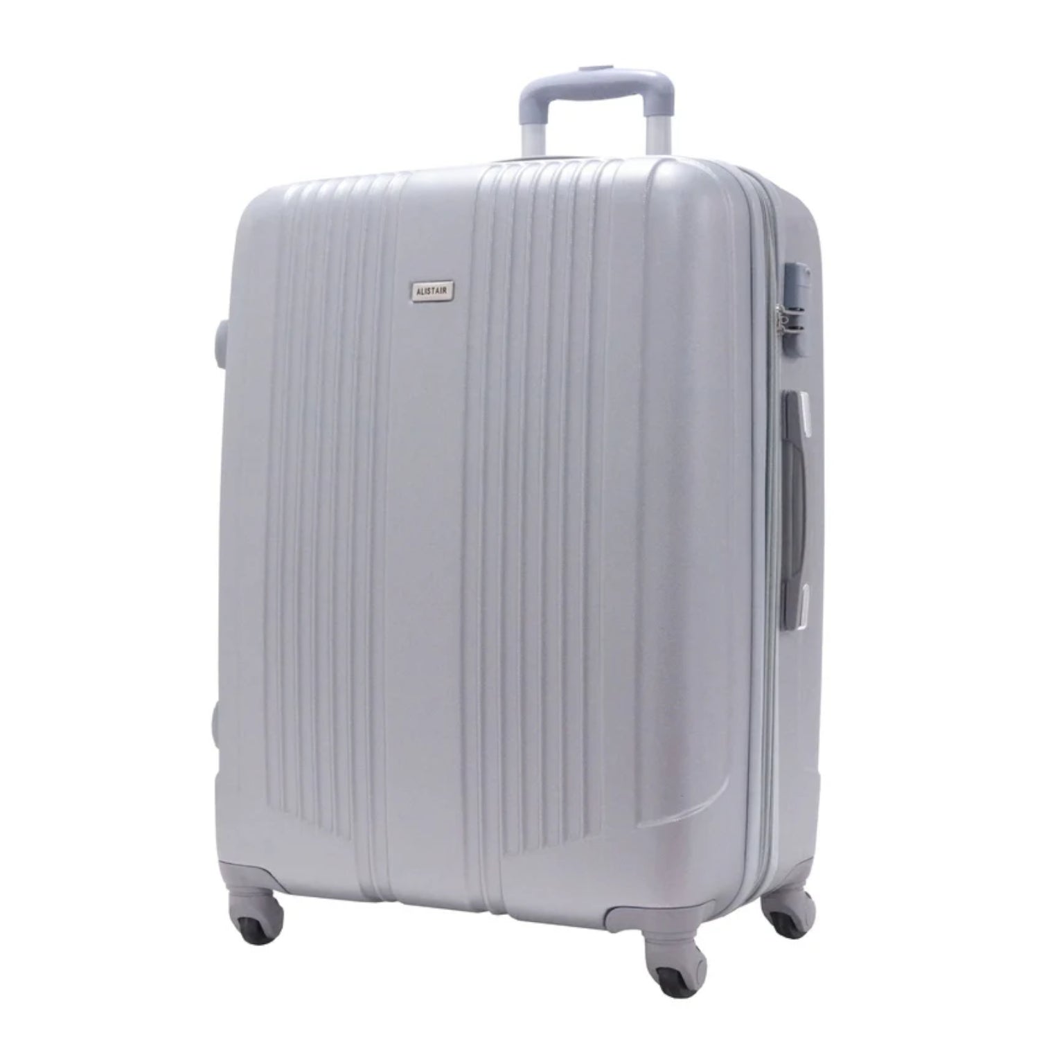Valise grande taille Alistair - Collection Airo - 4 roues - ABS ultra résistant - Silver