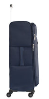 Valise grande taille Alistair - Collection Breeze - 4 roues - Toile souple - Bleu Marine