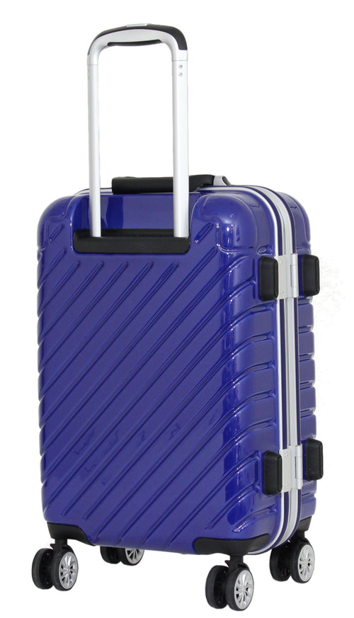 Valise cabine Alistair - Collection Infinity - 4 roues - ABS ultra résistant - Bleu