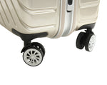Valise cabine Alistair - Collection Infinity - 4 roues - ABS ultra résistant - Silver
