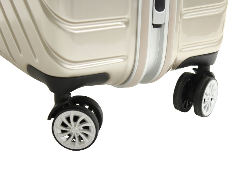 Valise cabine Alistair - Collection Infinity - 4 roues - ABS ultra résistant - Silver