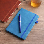 Carnet de note avec élastique et porte stylo personnalisable