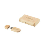 Clés USB boite en bois personnalisable