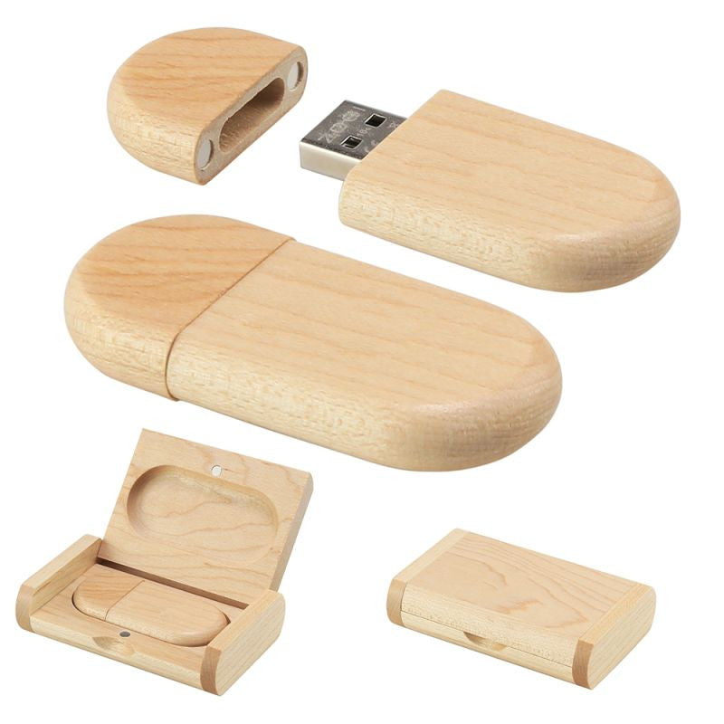 Clés USB boite en bois personnalisable