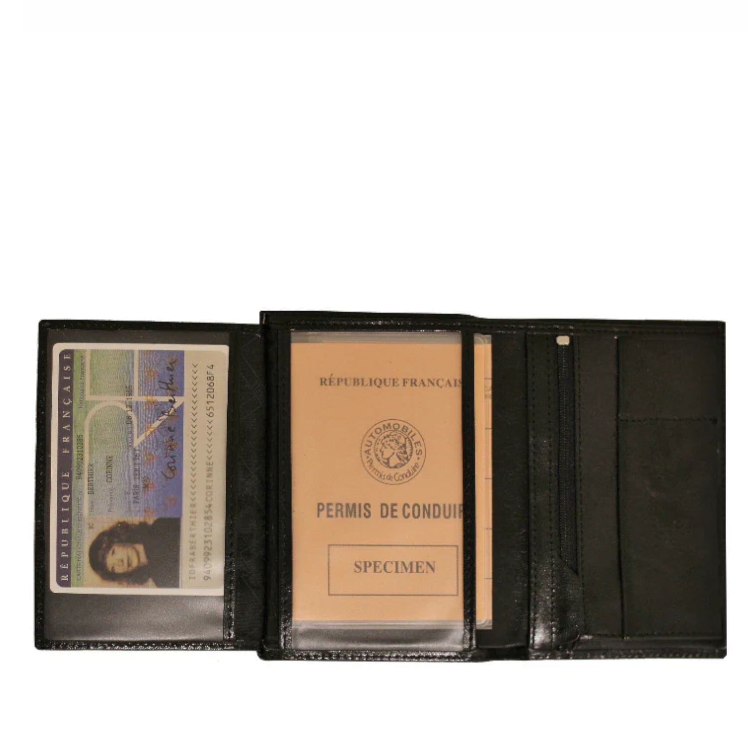 Coffret Cadwell Portefeuille + Porte monnaie Noir