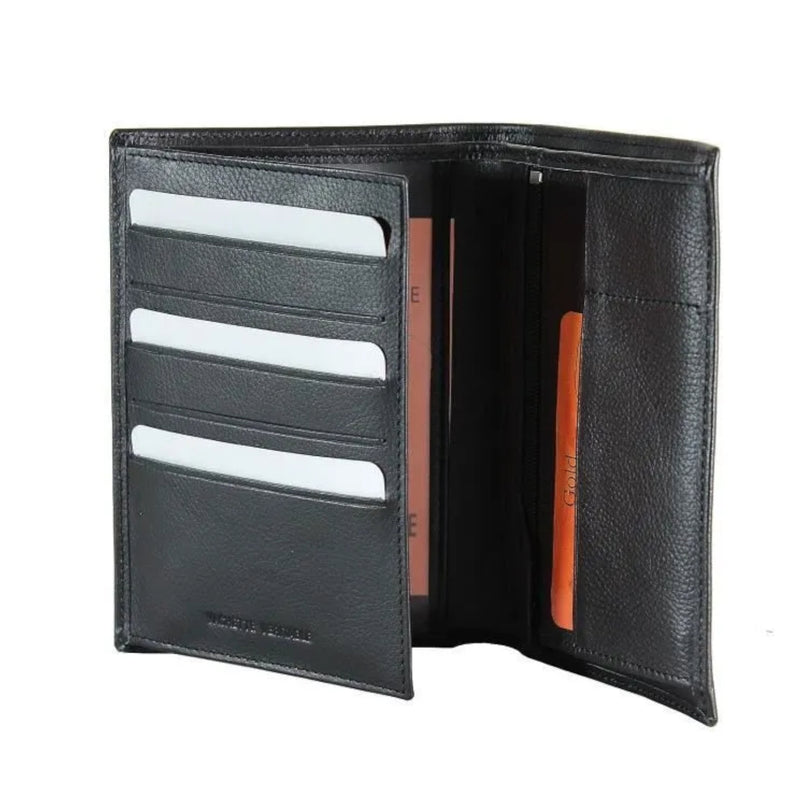 Portefeuille homme en cuir - 100% cuir de Vachette - 2 volets - CADWELL - Marque française - Expédié et garantie 2 ans en France