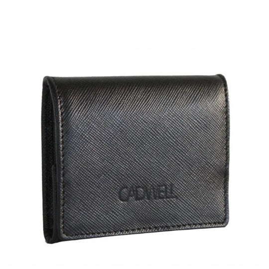 Portefeuille homme en cuir - 100% cuir Saffiano - 2 volets - CADWELL - Marque française - Expédié et garantie 2 ans en France