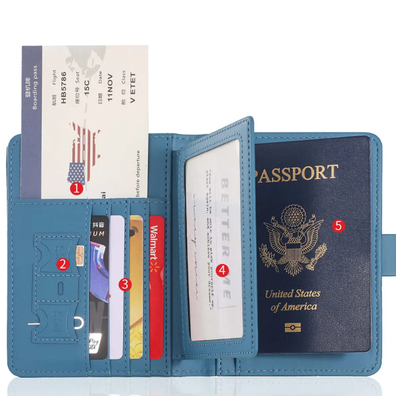 Porte passeport et compagnon de voyage personnalisable