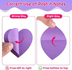 Post-it forme coeur personnalisable