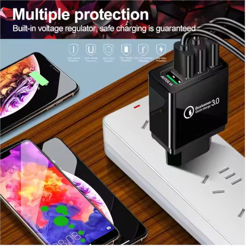 Prise mural charge rapide USB personnalisable