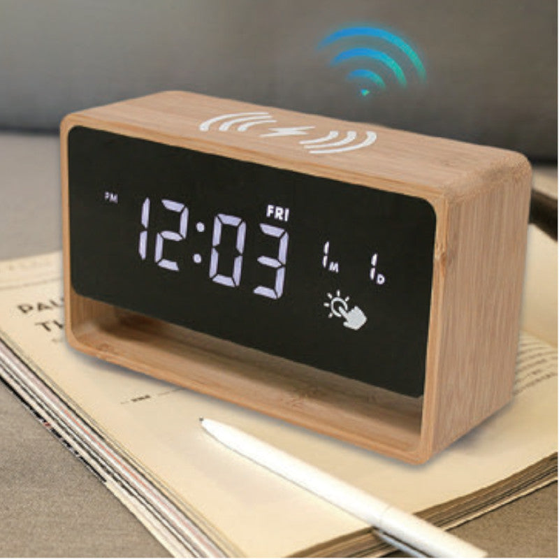 Qi Wireless Charging Alarm Clock personnalisable