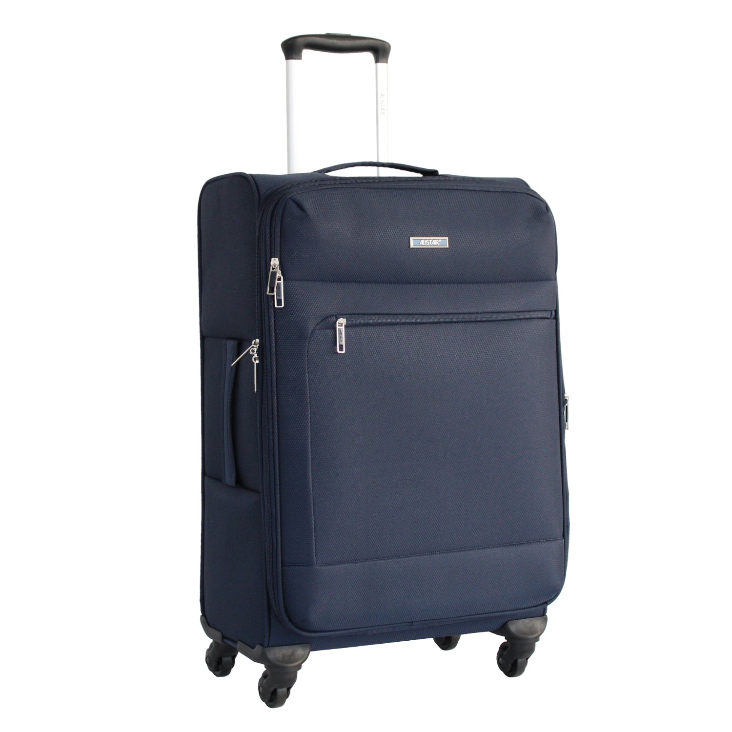 Valise taille moyenne Alistair - Collection Breeze - 4 roues - Toile souple - Bleu Marine