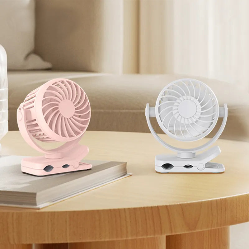 Ventilateur de bureau avec clips personnalisable