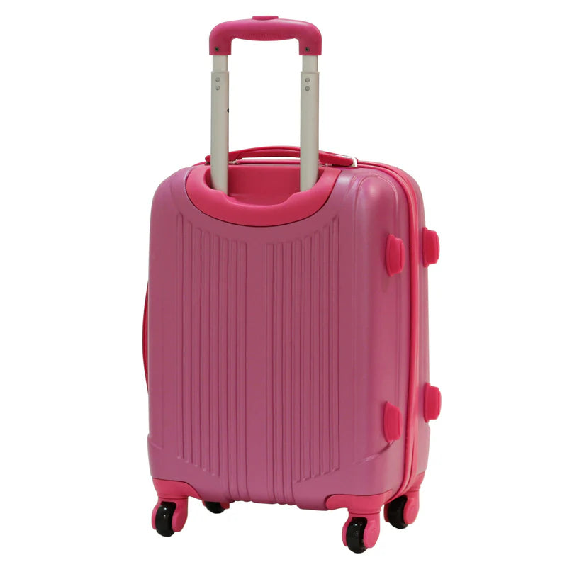 Valise cabine Alistair - Collection Airo - 4 roues - ABS ultra résistant - Rose