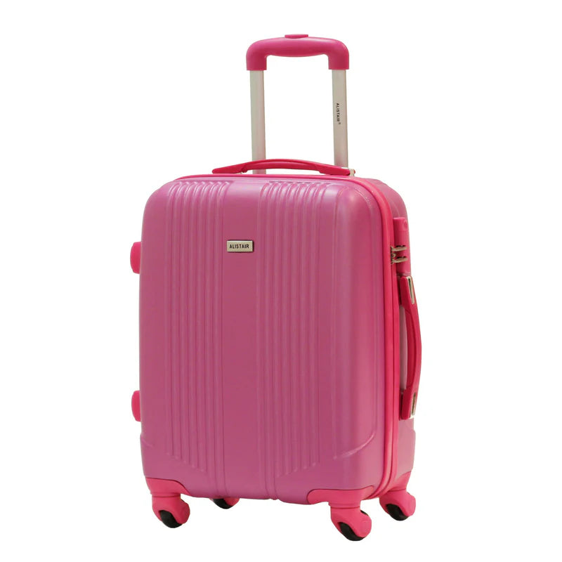 Valise cabine Alistair - Collection Airo - 4 roues - ABS ultra résistant - Rose