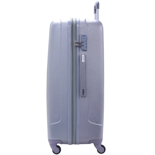 Valise grande taille Alistair - Collection Airo - 4 roues - ABS ultra résistant - Silver