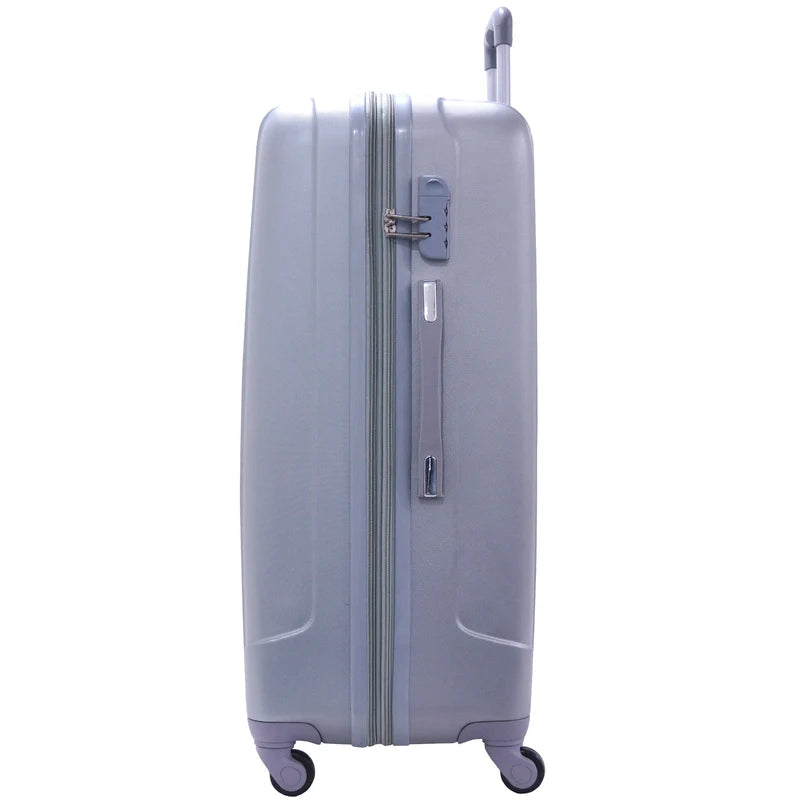 Valise grande taille Alistair - Collection Airo - 4 roues - ABS ultra résistant - Silver