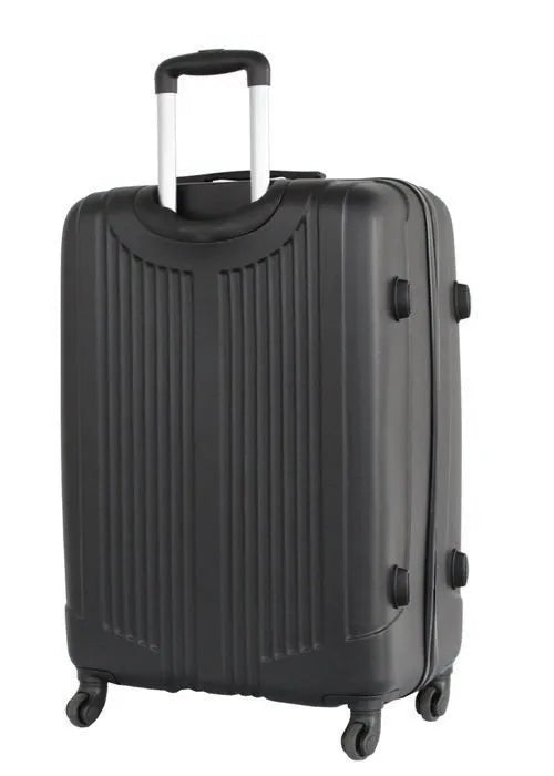 Valise grande taille Alistair - Collection Airo - 4 roues - ABS ultra résistant - Noir