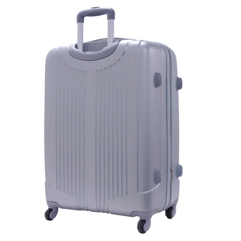Valise grande taille Alistair - Collection Airo - 4 roues - ABS ultra résistant - Silver
