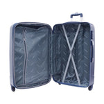 Valise grande taille Alistair - Collection Airo - 4 roues - ABS ultra résistant - Bleu