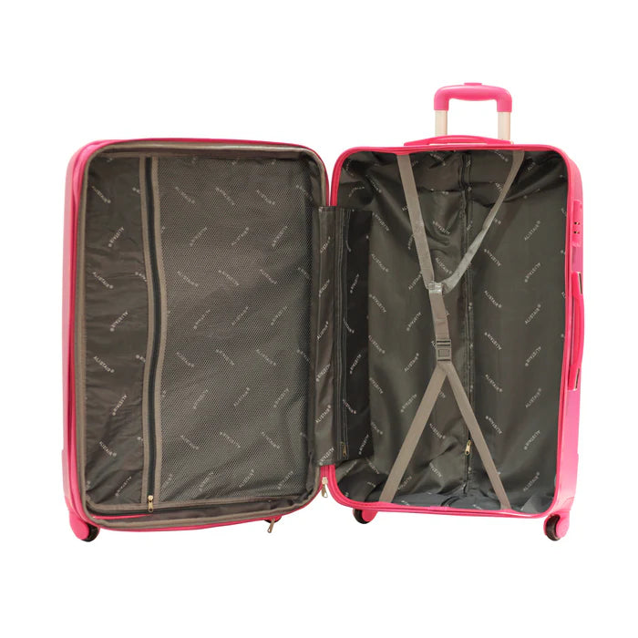 Valise grande taille Alistair - Collection Airo - 4 roues - ABS ultra résistant - Rose