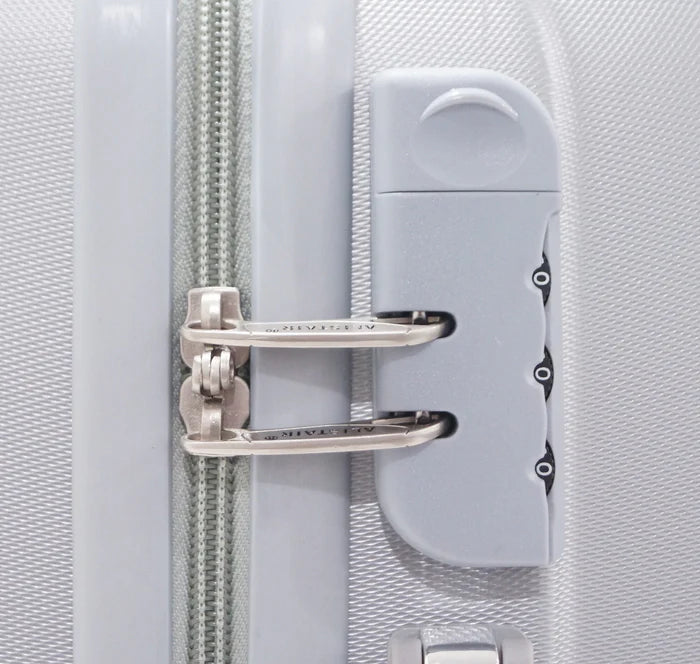 Valise grande taille Alistair - Collection Airo - 4 roues - ABS ultra résistant - Silver