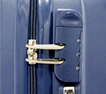Valise grande taille Alistair - Collection Airo - 4 roues - ABS ultra résistant - Bleu