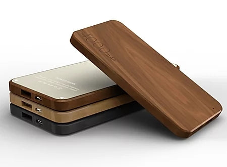 Subtile Power Bank Avec Revêtement En Bois