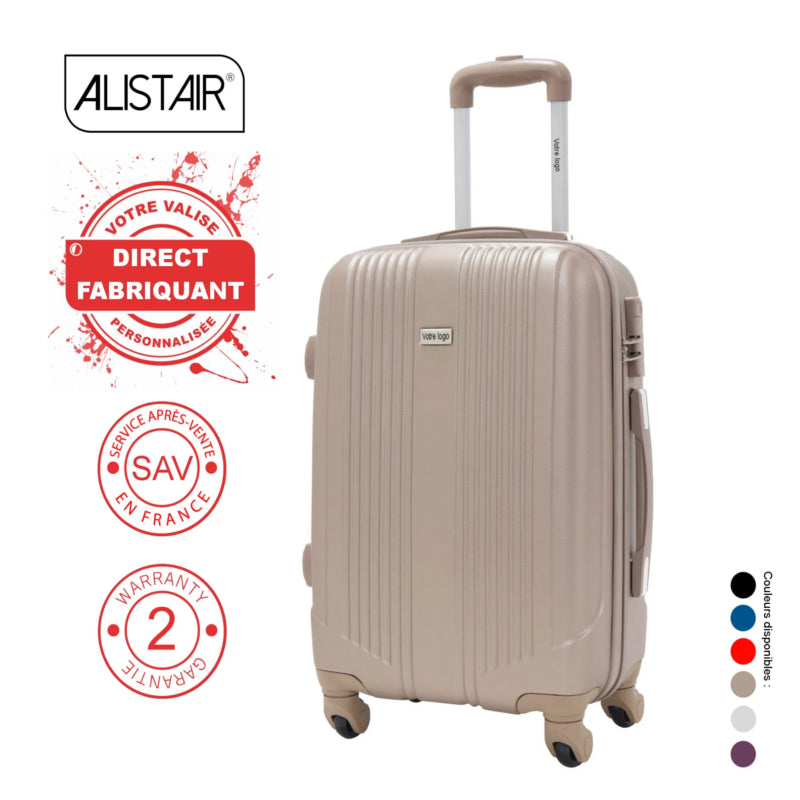 Valise Trolley Cabine 55cm - ALISTAIR Airo - ABS ultra légère et résistante