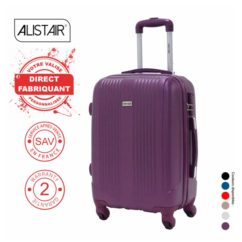 Valise Trolley Cabine 55cm - ALISTAIR Airo - ABS ultra légère et résistante