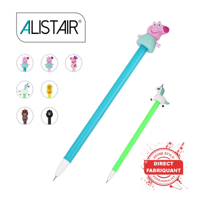 Stylo Bille Enfant Corps Et Clip En Plastique - Direct Fabricant