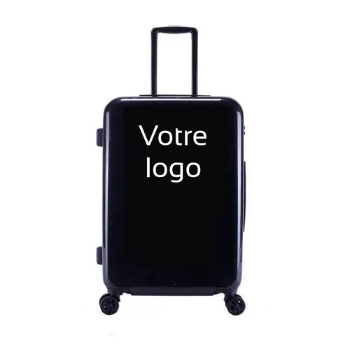 Valise Lisse Ultra Souple Et Légère Avec Impression Quadri Sur Toute La Coque